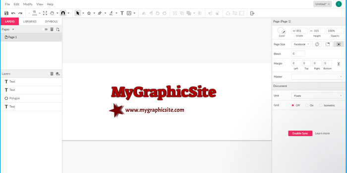 Gravit Designer online graphic design software